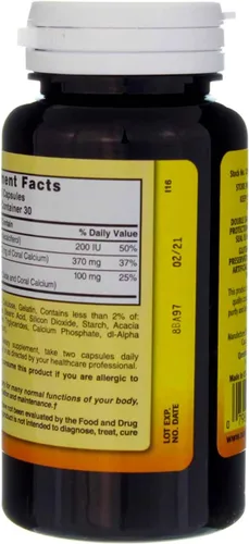 Vista 5 de Nature's Blend Okinawa Calcio Coral 1,000 mg 60 Cápsulas