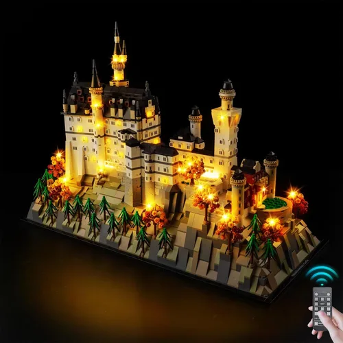 Vista 10 de Kyglaring Kit de luces compatible con Lego 10358 (sin luz de modelo), accesorios de iluminación LED de control remoto compatibles