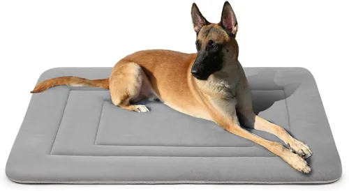 Vista 17 de Cama para perro, alfombrilla suave para cama de perro, 36 pulgadas, parte inferior antideslizante, lavable para perros medianos y grandes, colchón