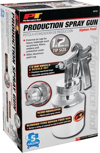 Vista 2 de Pistola pulverizadora de uso general Performance Tool M701 de 1,2 mm
