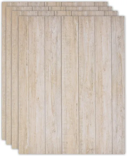 Gift Boutique 100 hojas de papel de papelería de grano de madera rústica, diseño vintage de madera de 8.5 x 11 pulgadas, doble cara para álbumes de