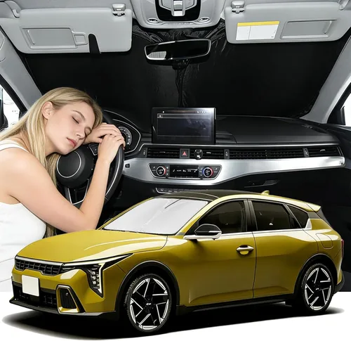 Vista 111 de para Dodge RAM 1500 2019-2024 2025 2026 Parasol Parasol para Parabrisas Cubierta - 4 Capas Parasol para Ventana Delantera para RAM1500 2Puertas