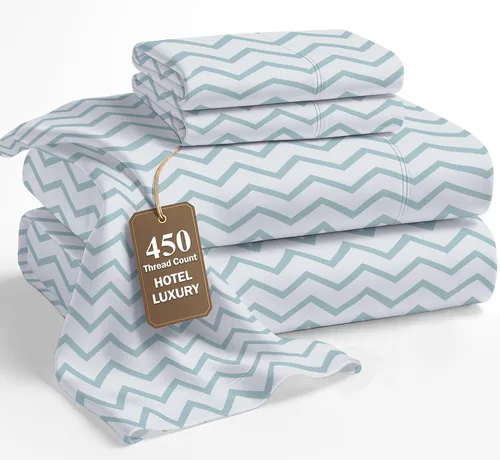 Vista 10 de LANE LINEN - Sábanas tamaño Queen, 450 hilos, 100% algodón, refrescantes, transpirables, con bolsillo profundo, 4 piezas, color negro