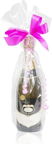 Vista 7 de Morepack Bolsas de celofán de 10 x 20 pulgadas, bolsas de regalo de celofán transparente para tazas, botellas, 10 piezas (lazo y cinta no incluidos)