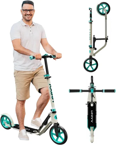 Vista 11 de Adult Scooter with Big Wheels Adjustable Height, Foldable Aluminum Frame Smooth Ride for Urban Commuting and Outdoor Fun Suitable for Teens