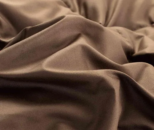 Vista 6 de All American Collection Edredón de plumas de microfibra suave acolchado tamaño Queen ultra suave funda de edredón marrón ultrasuave