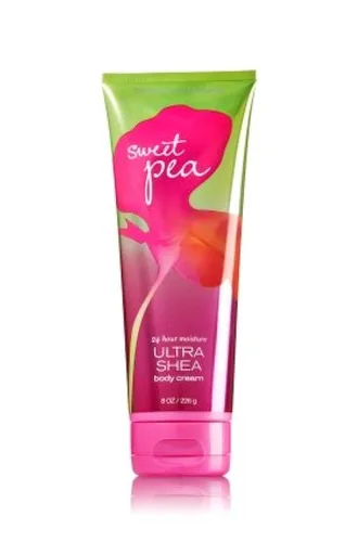 Vista 2 de Bath and Body Works Sweet Pea Ultra Shea Body Cream 8 Ounces