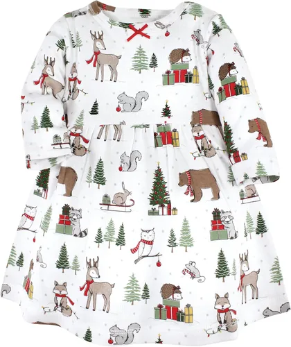 Vista 3 de Hudson Baby Vestidos de algodón para bebés y niñas