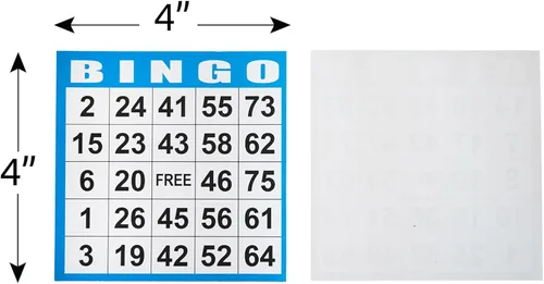 Vista 3 de SEETOOOGAMES Tarjetas de papel para juego de bingo – 1 Tarjeta – 100 libros de 5 hojas