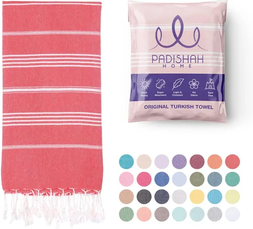 Vista 13 de Toalla de playa turca de gran tamaño, 38 x 71 pulgadas, 100% algodón turco, sin arena, de secado rápido, toalla turca extra grande, toalla de viaje