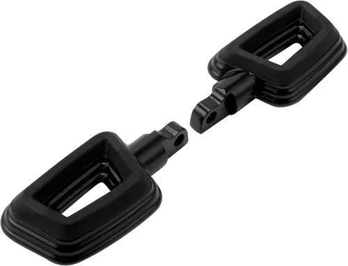Vista 5 de TCT-MOTORPARTS Estriberas de estilo de montaje macho negro para Harley Touring Street Glide Softail