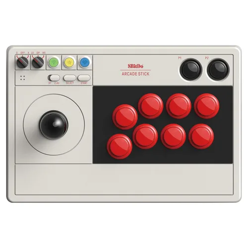 Vista 2 de 8Bitdo Arcade Stick for Switch & Windows, Arcade Fight Stick Support Wireless Bluetooth, 2.4G Receiver and Wired Connection