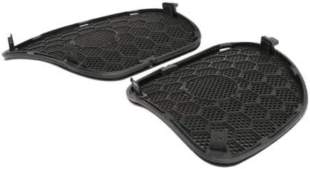 Vista 6 de TCT-MOTORPARTS Rejillas de altavoz de carenado frontal negro cubiertas de malla para Harley Road Glide FLTRX 2015-2023
