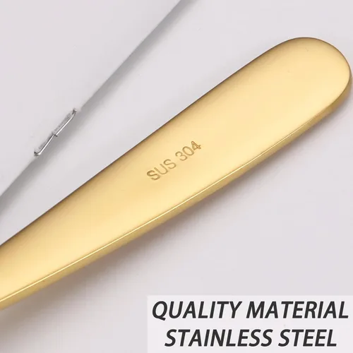 Vista 4 de Cuchara grande para servir, de acero inoxidable, utensilios de servir para fiestas, bufé, cena, banquete, cocina, básicos, aptos para lavavajillas