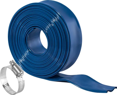 Vista 8 de Eastrans 1-1/2in x 25 pies Manguera de retrolavado para piscina con 2 abrazaderas de manguera, manguera de descarga extra resistente, mangueras
