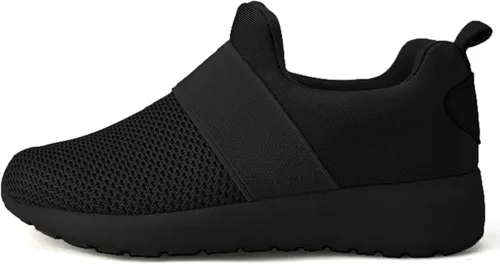 Vista 5 de QIJGS Zapatos deportivos para correr y caminar para niños y niñas