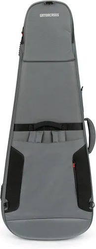 Vista 13 de Gator Cases ICON Series Estuche Premium Resistente al Clima para Guitarra, Compatible con Cerraduras TSA, Tiradores de Cremallera, Estilo 335, Gris