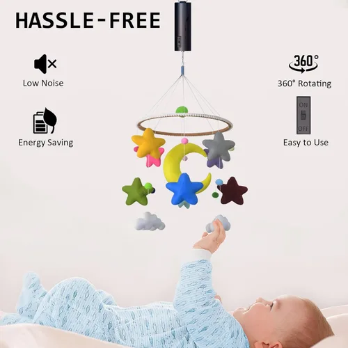 Vista 6 de Aoedelyart Motor de Bola de Discoteca Motor de Exhibición Colgante Motor Giratorio Multiusos para Bola de Espejo Molinillo de Viento, Campanilla