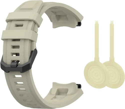 Vista 6 de FitTurn Paquete de 4 correas de reloj compatibles con Amazfit T-Rex 2, correa de repuesto de silicona suave ajustable para Huami Amazfit T-Rex 2