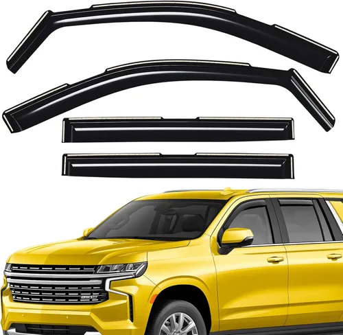 Vista 13 de Deflectores de ventana extra duraderos en canal, viseras de ventana, protectores para la lluvia, para Acura Integra 2023-2026 Hatchback, parasoles