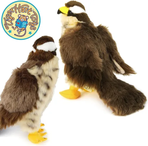 Vista 6 de TigerHart Percival El Halcón Peregrino - Animal de peluche de 9 pulgadas de felpa