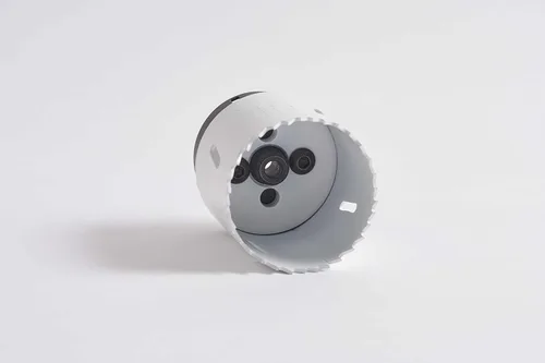 Vista 13 de Disston QUICKCORE - Juego de 28 piezas con 24 tamaños de sierra de agujeros incluidos, eje de cambio rápido y adaptador, parte E0100255, blanco (255)