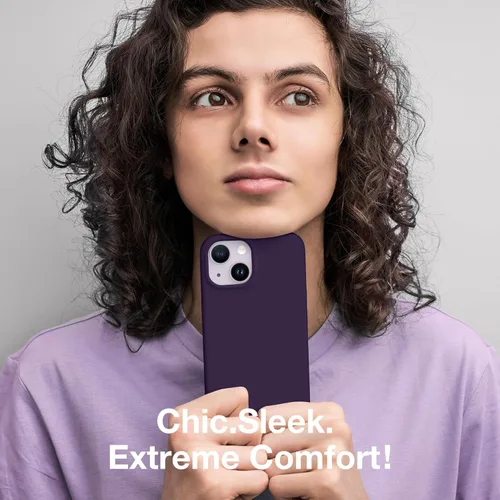 Vista 1260 de GONEZ Funda magnética para iPhone 14, compatible con Magsafe, con protector de pantalla + protector de cámara, forro de microfibra antiarañazos
