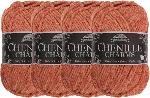 Vista 87 de JubileeYarn - Hilo de chenilla, 3.53 oz/pastel, peso peinado, circonita, terciopelo blanco, 1 pastel