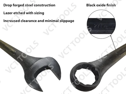Vista 5 de VCT Juego de llaves combinadas de panel elevado de 16 piezas, juego de llaves métricas de 12 puntos, 0.236-1.260 in