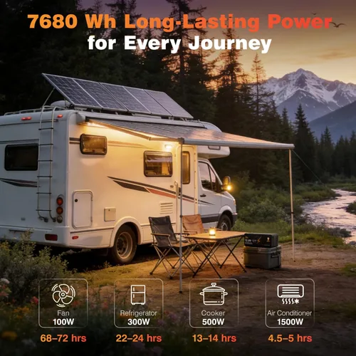 Vista 5 de Batería de litio LiFePO4 de 12.8 V 600 Ah - Batería de ciclo profundo de 12 V con protección a baja temperatura, BMS de 200 A, almacenamiento