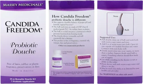 Vista 2 de Ducha probiótica CF: apoya el equilibrio saludable del pH adecuado para las mujeres