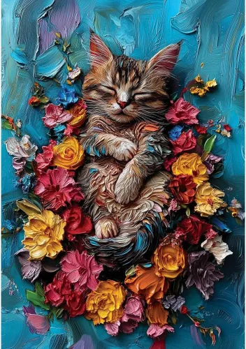Vista 8 de Anatolian Rompecabezas de 500 piezas - Gatitos en la cocina, multicolor (PER3574)