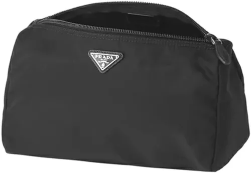 Vista 2 de Prada Vela Nylon Beauty Bag Estuche de maquillaje cosmético - Negro