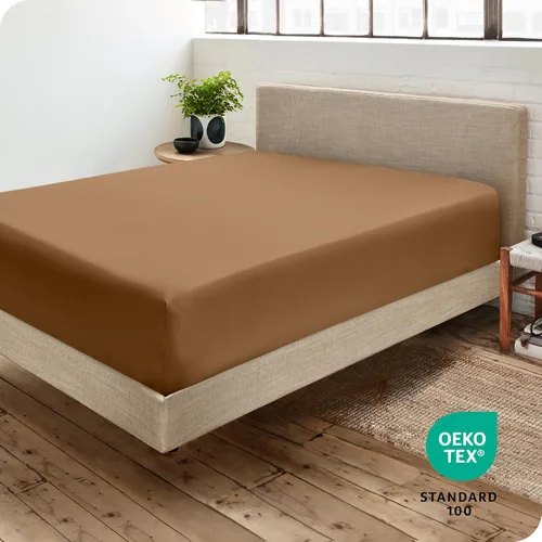 Vista 90 de Bare Home - Sábana bajera ajustable tamaño individual XL, microfibra 1800 muy suave y duradera, para colchones altos; color blanco