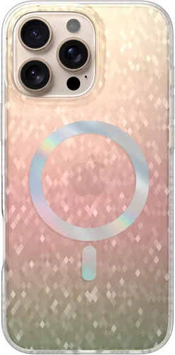 Vista 24 de LONLI Hue - para iPhone 15 Pro [Compatible con Magsafe] - Funda de teléfono floral dorada - [Amortiguador de 360° absorbente de impactos] - Funda