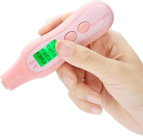 Vista 7 de Sonew Lápiz digital de prueba de piel con pantalla LCD, analizador de precisión/aceite para el cuidado de la piel para viajes, hogar, salón