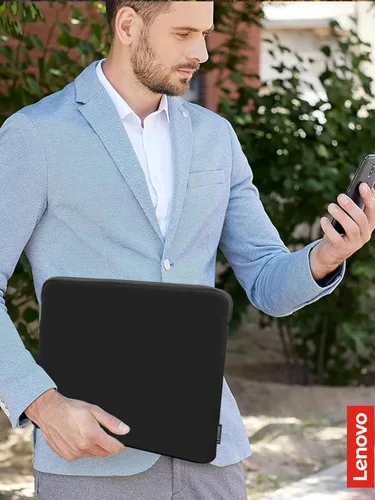 Vista 7 de Lenovo Funda básica para laptop de 11 pulgadas para notebook/tablet, compatible con MacBook Air/Pro, material de neopreno, forro polar suave