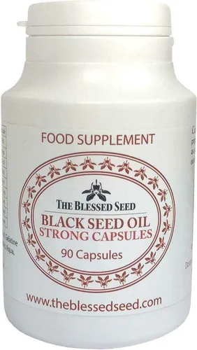 Vista 2 de The Blessed Seed CÁPSULAS DE ACEITE DE SEMILLA NEGRA FUERTE 90 X 500MG