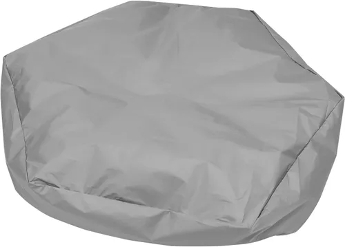 Hemoton Cubierta hexagonal para arenero de 90 x 8 pulgadas, impermeable, tela Oxford, tapa para caja de arena al aire libre, cubierta protectora