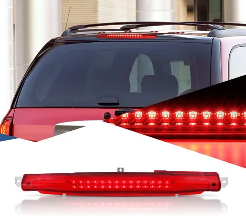 Vista 8 de Auto Dynasty Tercera luz de freno LED para Buick Rainier Chevy Trailblazer EXT GMC Envoy XL Isuzu Ascender Oldsmobile Bravada Saab 9-7X 2002-2009
