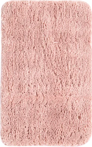 Vista 3 de Unique Loom Bano Luxe Bath Mat Collection - Alfombra de lujo (1 pies 8 pulgadas x 2 pies 7 pulgadas, rectangular, algodón rosa azúcar)