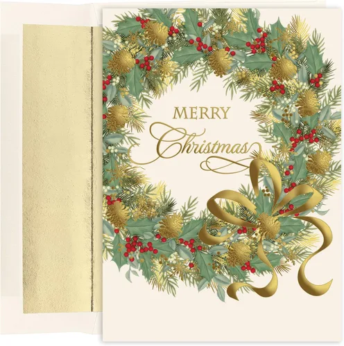 Vista 2 de Masterpiece Studios Holiday Collection - 15 tarjetas de Navidad religiosas en caja con sobres forrados de aluminio, 5.6 x 7.8 pulgadas, Natividad