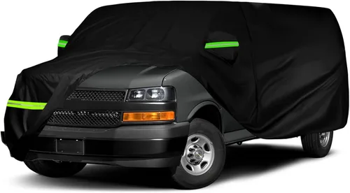 Vista 8 de Cubierta impermeable para auto compatible con Chevrolet Silverado/GMC Sierra 1500/2500/3500 Crew Cab de 6.6 pies de largo 2014-2025, cubierta