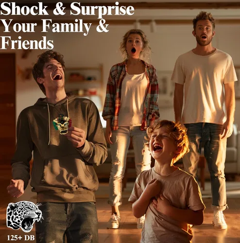 Vista 3 de Silbato Azteca Jaguar con Penacho - Silbato Azteca Jaguar con Penacho - Produce gritos fuertes hasta 125 dB (Edición Tricolor)