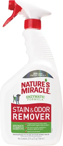 Vista 19 de Removedor de manchas y olores de perros, fórmula enzimática para desastres cotidianos, de Nature's Miracle, 709 ml