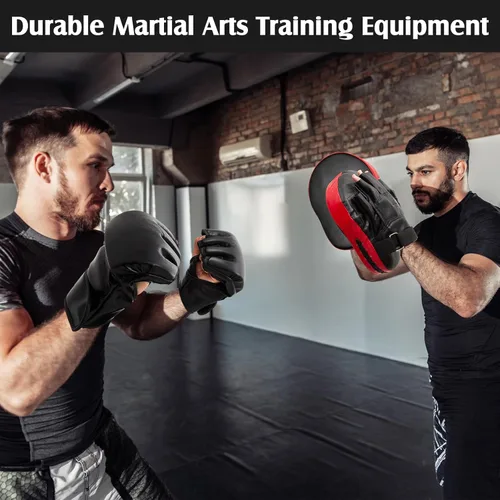 Vista 6 de Gemscream - Juego de Manoplas de Boxeo 10 en 1, Almohadillas de Patada Taekwondo, Manoplas de Boxeo, Almohadillas de Enfoque, Guantes de Boxeo