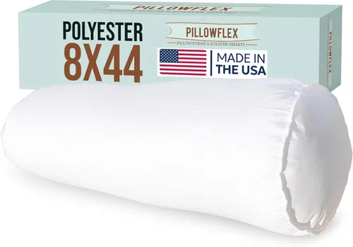 Vista 23 de Pillowflex Almohada de almohada (8 x 10 pulgadas), relleno de almohada redonda, relleno de poliéster de felpa para fundas decorativas, relleno