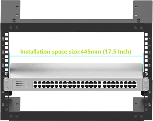 Vista 3 de Jingchengmei Extensor de profundidad de rack de servidor de 2U - Kit de adaptador de montaje en rack empotrado de 4 pulgadas de profundidad