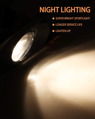 Vista 7 de AUTOWIKI Faros antiniebla para Volkswagen Jetta 2011-2014 (no compatible con Wagon, modelos GLI) 2 piezas OEM faros antiniebla de repuesto