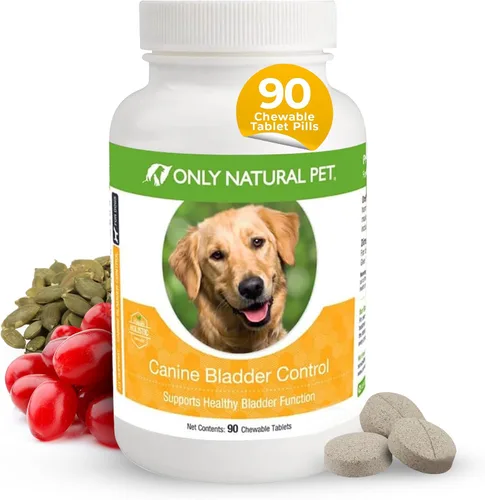 ONLY NATURAL PET Control de la vejiga canina – Suplemento para el cuidado de perros mayores – ITU, salud del tracto urinario, apoyo para la